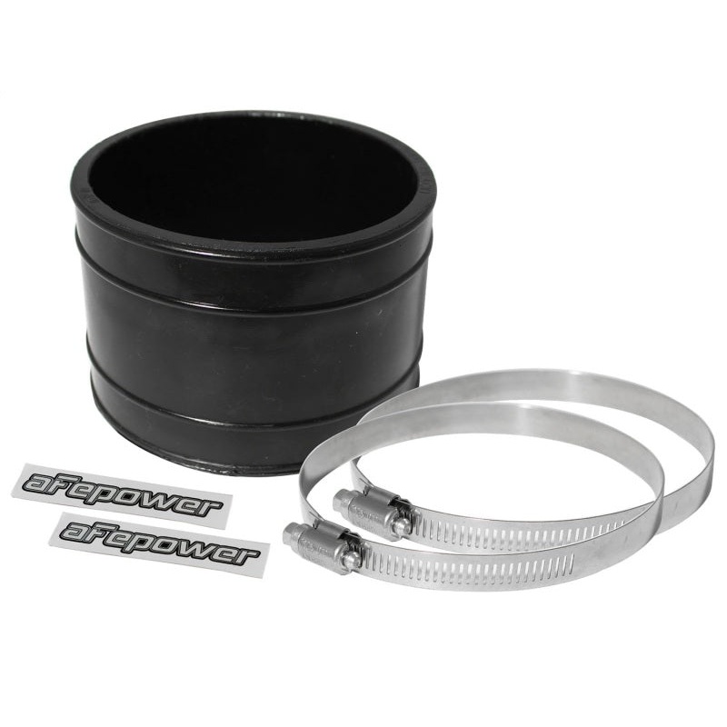 aFe Magnum FORCE Cold Air Intake System Spare Parts Kit (4in ID x 3in L) Straight Coupler - Black