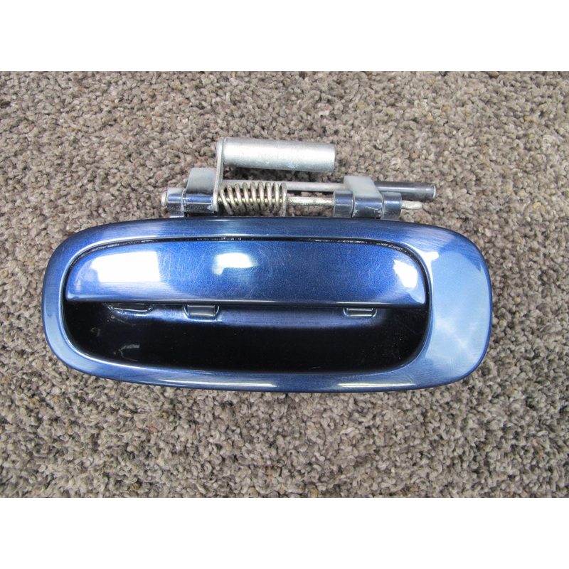 04-06 TOYOTA SCION XB REAR LEFT DRIVER SIDE EXTERIOR DOOR HANDLE BLUE OEM