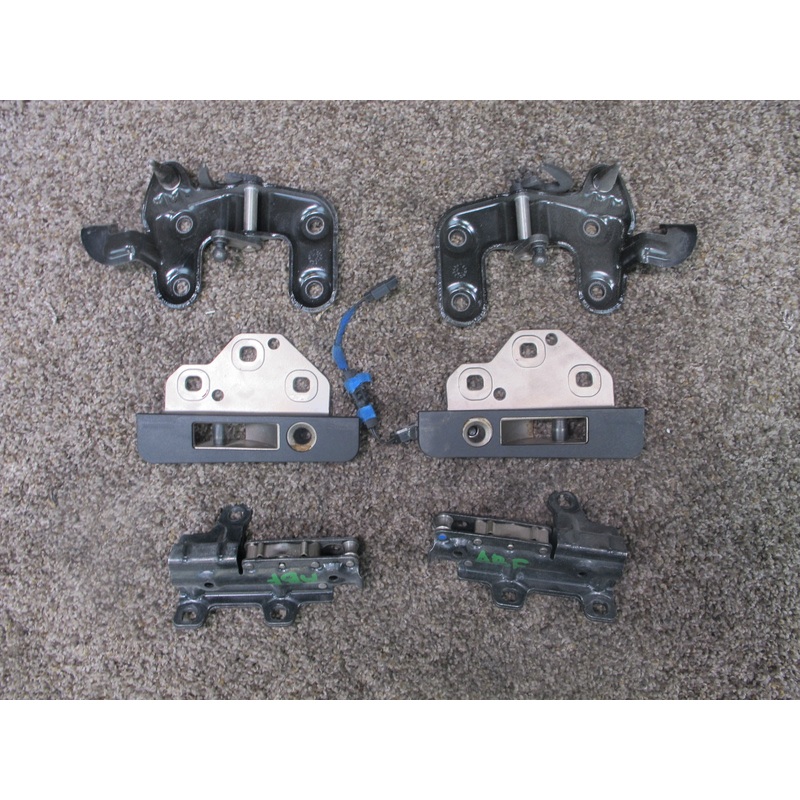 14-16 BMW F33 F83 CONVERTIBLE TOP ROOF LOCK LATCH BRACKET SET OEM
