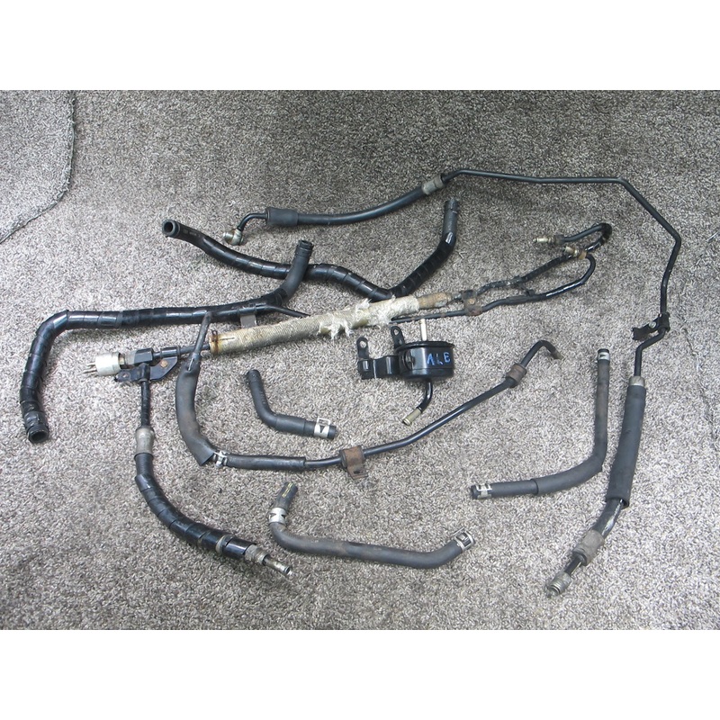 1992-1994 Lexus ES300 Power Steering & Hydraulic Engine Cooling Fan Lines OEM