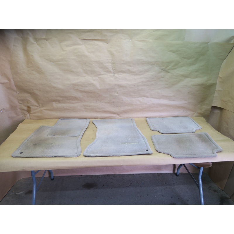 92-00 LEXUS JZZ31 SC300 SC400 SET OF 4 FRONT & REAR CARPET FLOOR MAT OEM