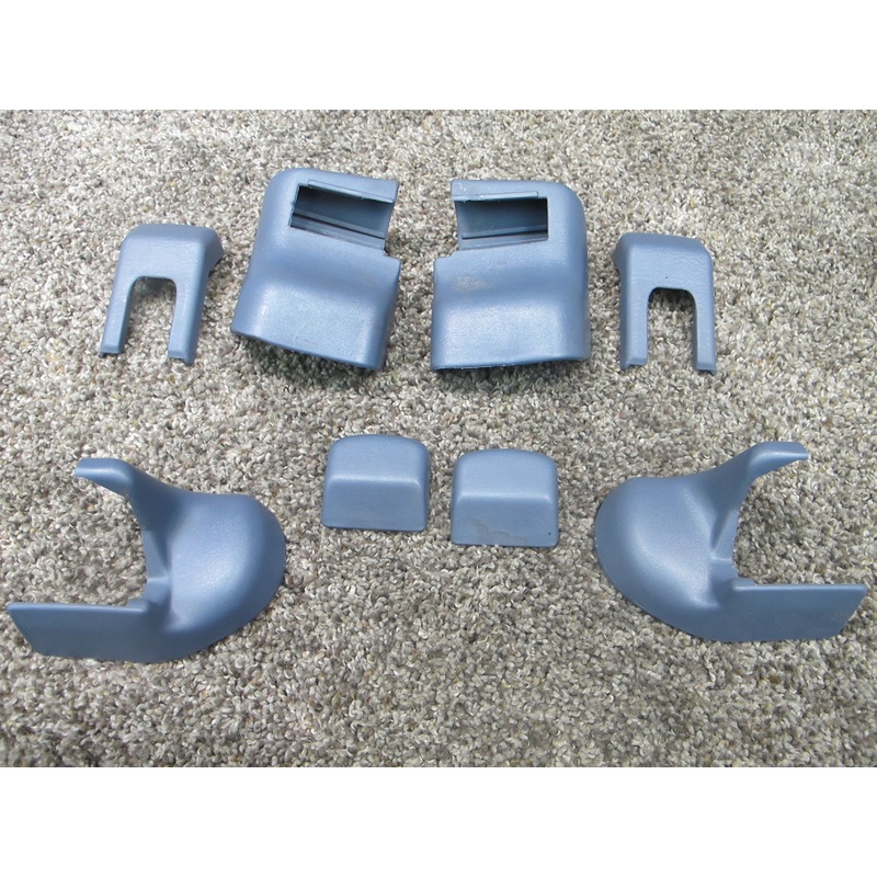 92-96 LEXUS ES300 FRONT RIGHT & LEFT SEAT TRACK RAIL TRIM COVER SET 8PCS OEM