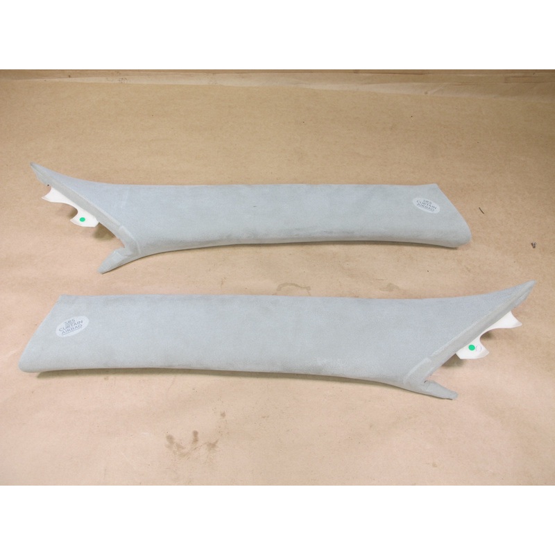 08-12 LEXUS LS600h SET OF 2 FRONT A PILLAR TRIM COVER PANEL ALCANTARA OEM