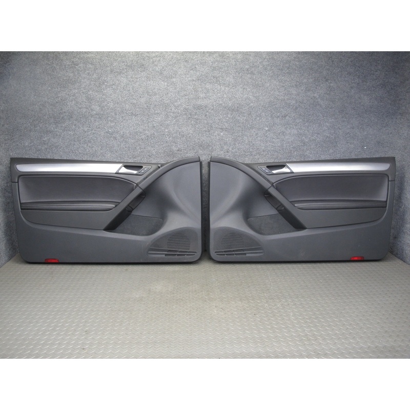 12-13 VW Golf R MK6 2DOOR Set of 2 Front Left Right Door Interior Trim Panel OEM