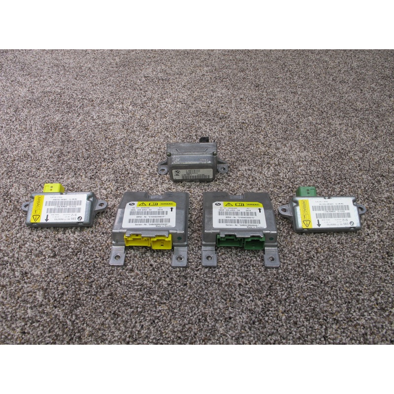 2003-2008 BMW Z4 E85 B-Pillar Left and Right SRS Air Bag Control Module & Door Impact Sensors OEM