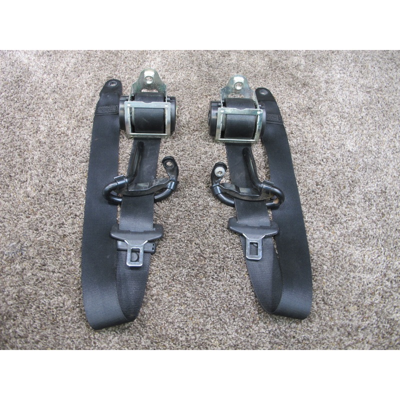 2009-2015 Mini Cooper S Front Driver and Passenger Seat Belts Set OEM