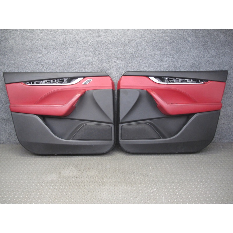 2017-2020 Maserati Levante M161 Front Door Interior Trim Cover Panel Set of 2