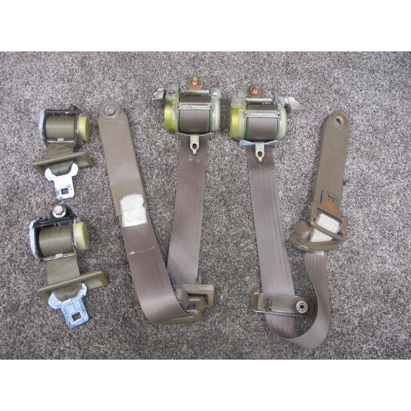 86-88 TOYOTA SUPRA MK3 SET OF 4 FRONT & REAR RIGHT & LEFT SEATBELT RETRACTOR OEM
