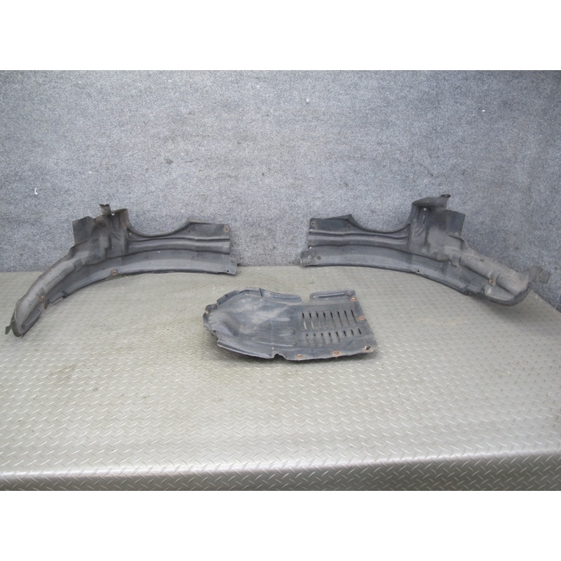 91-94 Mitsubishi 3000GT Set of 3 Front Wheel Arch Splash Shield Liner Cover OEM