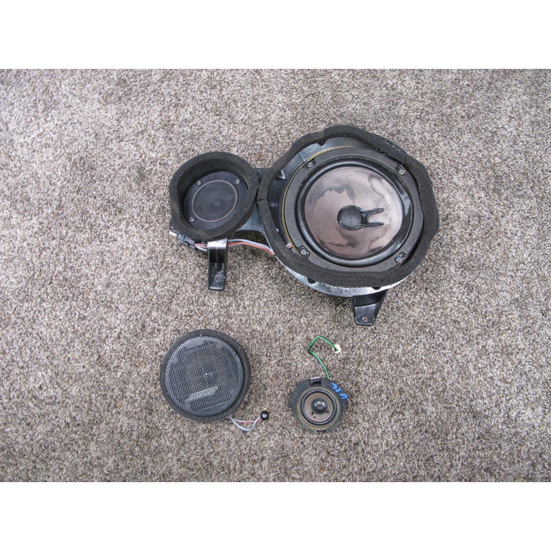 96-97 MERCEDES R129 SL-CLASS 3pcs BOSE FRONT & REAR RIGHT SPEAKER SET OEM