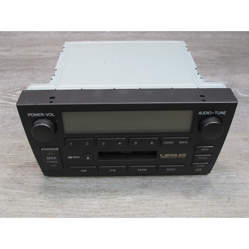 03-04 Lexus JZS160 GS430 GS300 Pioneer AM FM Radio Cassette Player Head Unit OEM