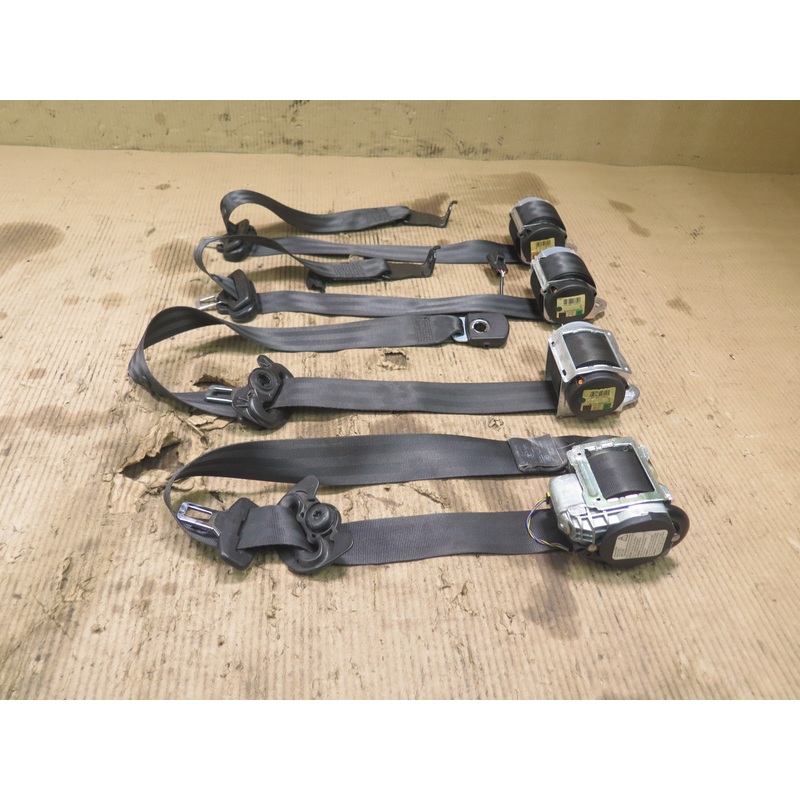 06-12 RANGE ROVER SPORT L320 SET OF 4 FRONT & REAR SEAT BELT RETRACTOR OEM