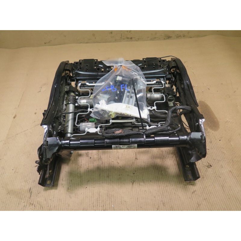 10-13 BMW F07 GT 5-SERIES FRONT LEFT SEAT LOWER FRAME TRACK RAIL MOTOR OEM