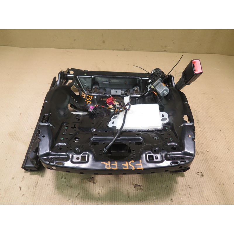 10-14 AUDI 8T A5 CONVERTIBLE FRONT RIGHT SEAT LOWER FRAME TRACK w/ MOTORS OEM