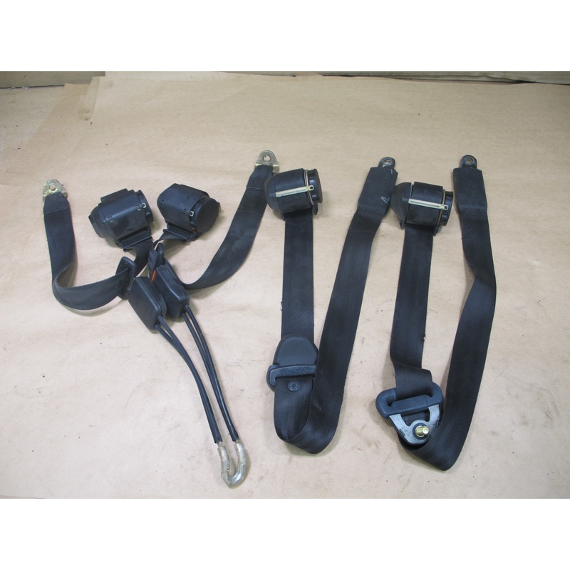 1979-1993 VW Volkswagen Golf Cabriolet Front & Rear Seat Belt Set OEM