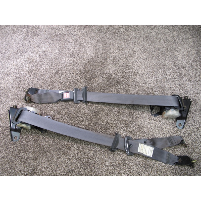 1993-1997 SUBARU SVX Rear Left & Right Seat Belt Set OEM