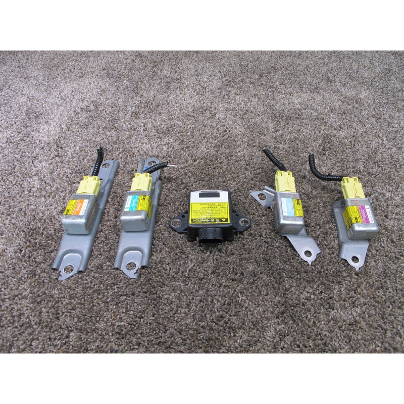 2004-2008 Lexus RX330 RX350 RX400h Yaw Rate Sensor & 4 Impact Sensors OEM