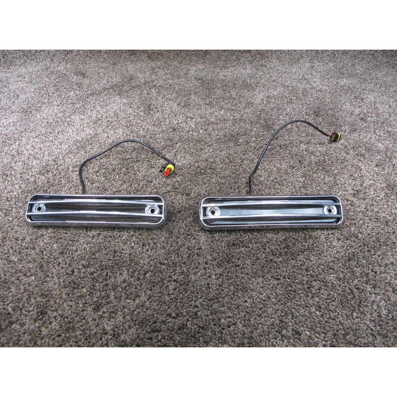 03-09 HUMMER H2 AFTERMARKET FRONT LEFT & RIGHT SIDE MARKER LAMP LIGHT SET