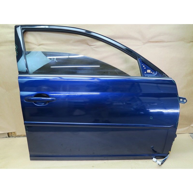 05-12 TOYOTA AVALON FRONT RIGHT PASS SIDE DOOR SHELL W/ GLASS ASSEMBLY BLUE OEM