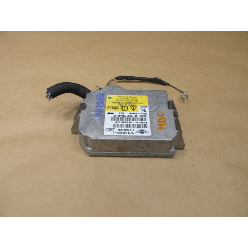 07-13 MINI COOPER R55 R56 R60 SRS AIRBAG CONTROL MODULE UNIT 9809354 OEM