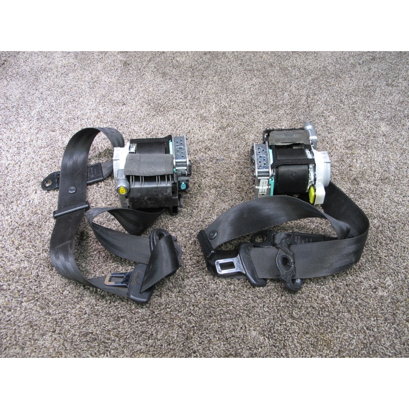 08-17 AUDI A5 S5 FRONT LEFT & RIGHT SIDE SEATBELT RETRACTOR SET OEM