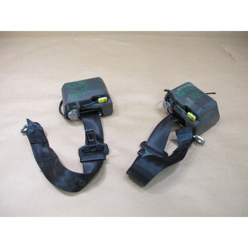 09-17 AUDI Q5 SQ5 REAR LEFT & RIGHT SIDE SEATBELT RETRACTOR SET OEM