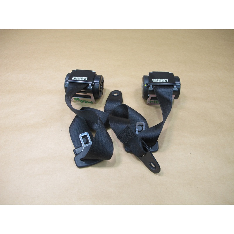 11-16 MINI R60 REAR LEFT & RIGHT SIDE SEATBELT RETRACTOR SET OEM