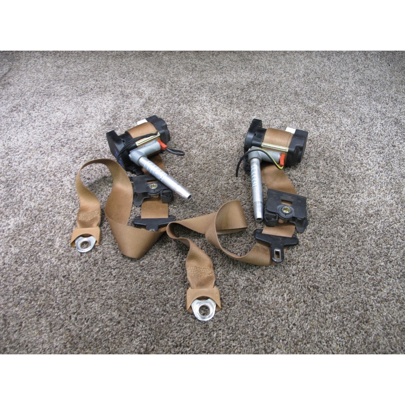 93-95 MERCEDES W140 S500 FRONT LEFT & RIGHT SIDE SEATBELT RETRACTOR SET OEM
