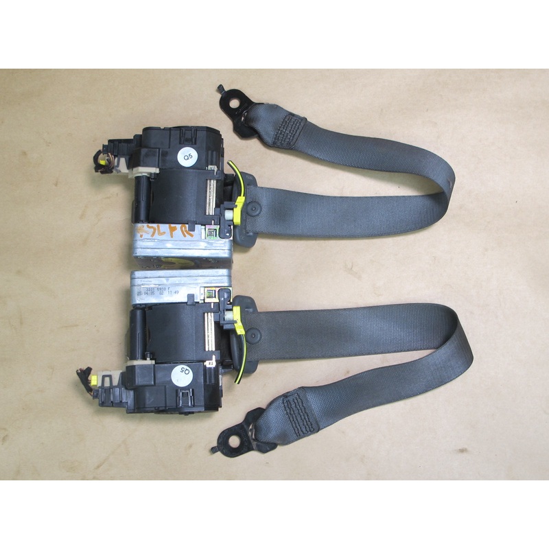 03-08 MERCEDES R230 SL500 FRONT LEFT & RIGHT SIDE SEATBELT RETRACTOR SET OEM