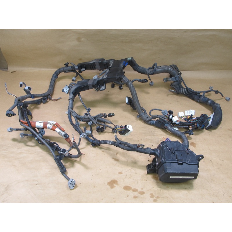 08-09 LEXUS LS600H ENGINE WIRE HARNESS 82121-50570B OEM