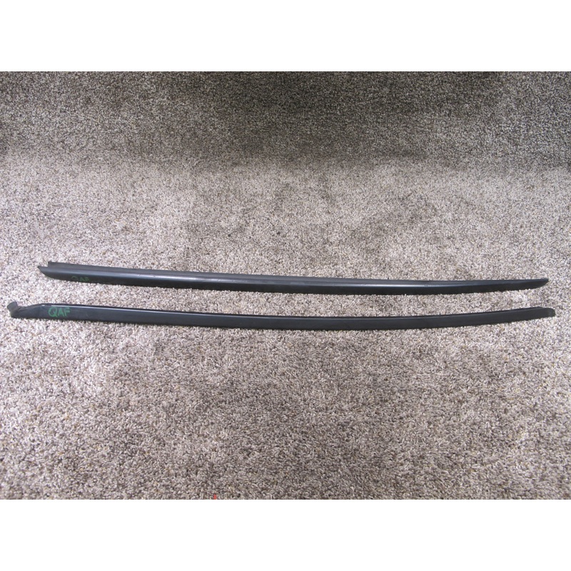 10-16 AUDI B8 A4 S4 SET OF 2 FRONT WINDSHIELD A PILLAR TRIM MOLDING OEM