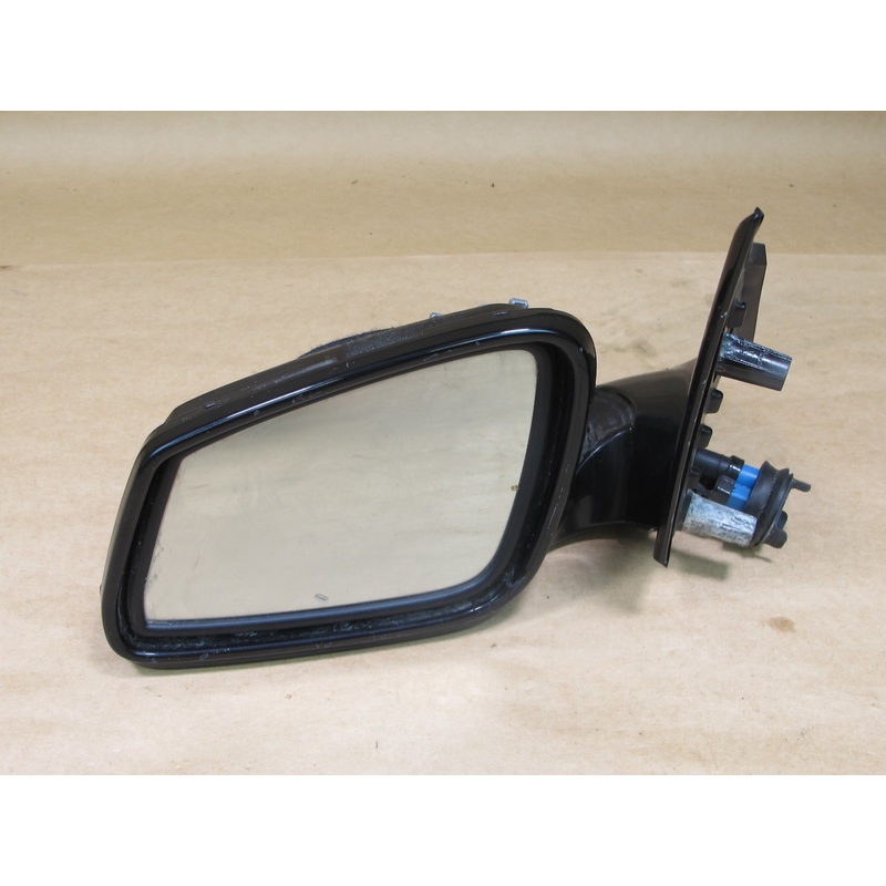 11-16 BMW F10 5-SERIES FRONT LEFT HEATED SIDE VIEW MIRROR W BLIND SPOT OEM