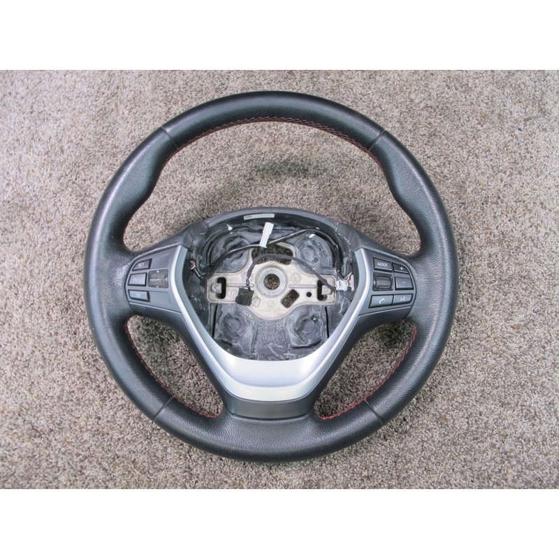 14-18 BMW F22 F23 F30 F31 F34 HEATED LEATHER SPORT STEERING W CONTROLS OEM