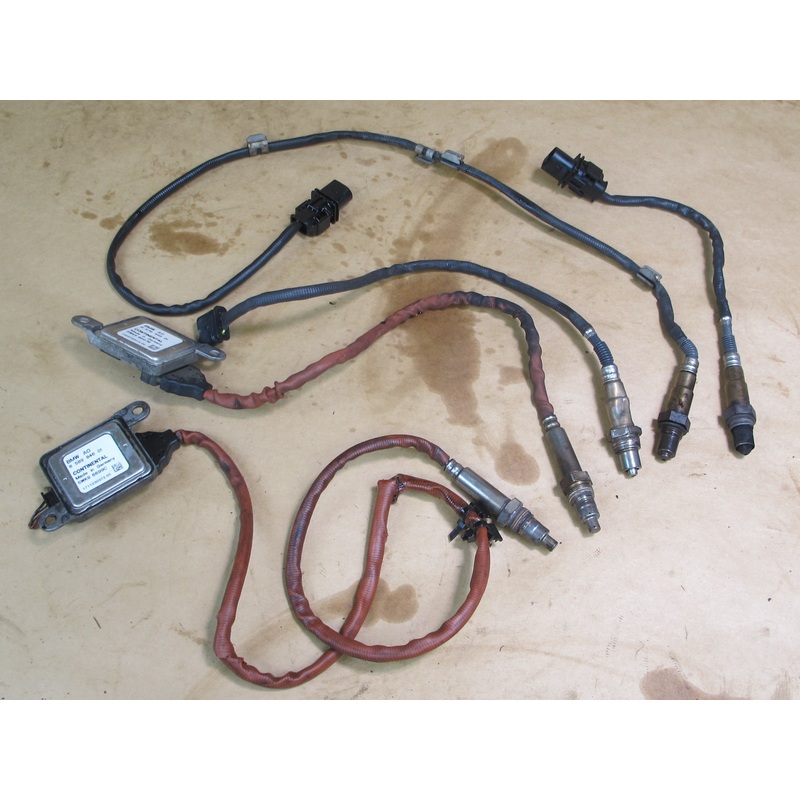 14-18 BMW F30 328d 328dx DIESEL NITROGEN OXIDE NOX SENSOR O2 LAMBDA SENSOR SET
