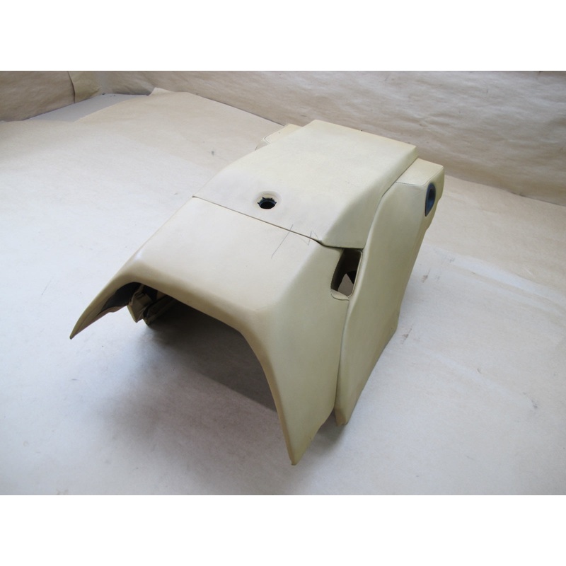 1984-1995 PORSCHE 928 S REAR CENTER CONSOLE ARM REST STORAGE COMPARTMENT BEIGE