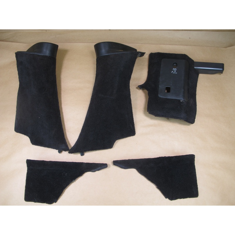 1997-2004 PORSCHE BOXSTER 986 PILLAR CENTER CONSOLE INTERIOR TRIM PANEL SET OF 5