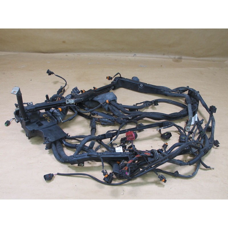 2011-2014 PORSCHE CAYENNE S 958 4.8L ENGINE MOTOR WIRE WIRING HARNESS