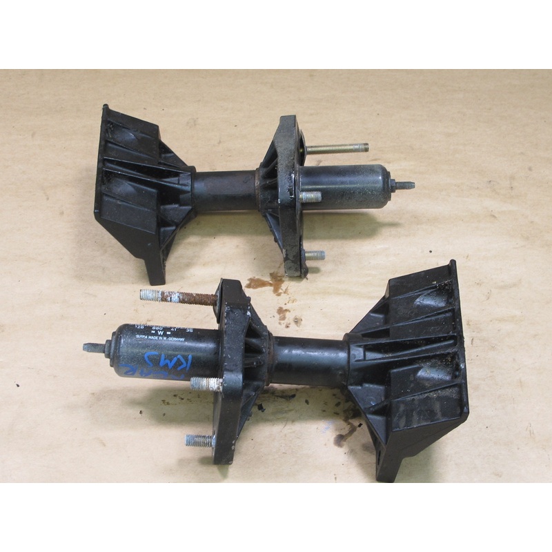 84-91 MERCEDES W126 C126 SET OF 2 REAR BUMPER IMPACT SHOCK ABSORBER OEM