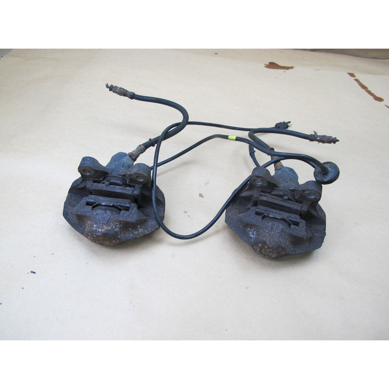 84-91 MERCEDES W126 C126 SET OF 2 REAR LEFT & RIGHT BRAKE CALIPER OEM