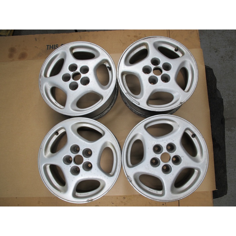 90-96 NISSAN Z32 300ZX SET OF 4 WHEEL 16" RIM 16X7.5J ET45 OEM