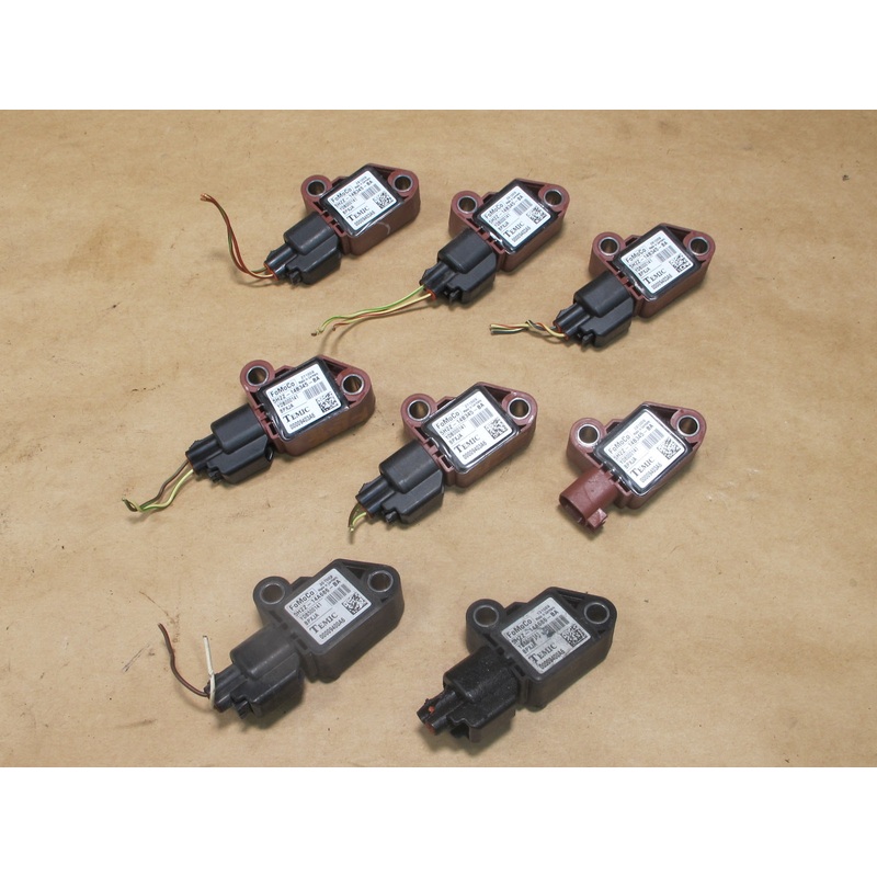 06-13 LAND ROVER RANGE ROVER SPORT SAFETY CRASH IMPACT SRS AIRBAG SENSOR 8PCS OEM