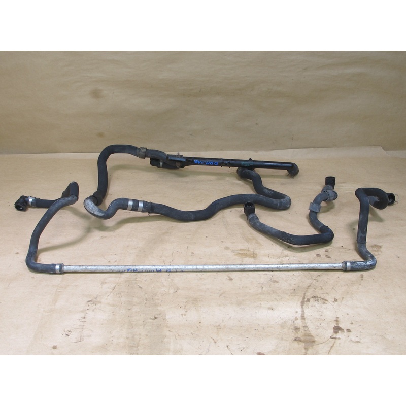 11-16 BMW F10 5-SERIES N55 ENGINE  COOLING HOSE PIPE LINE SET OEM