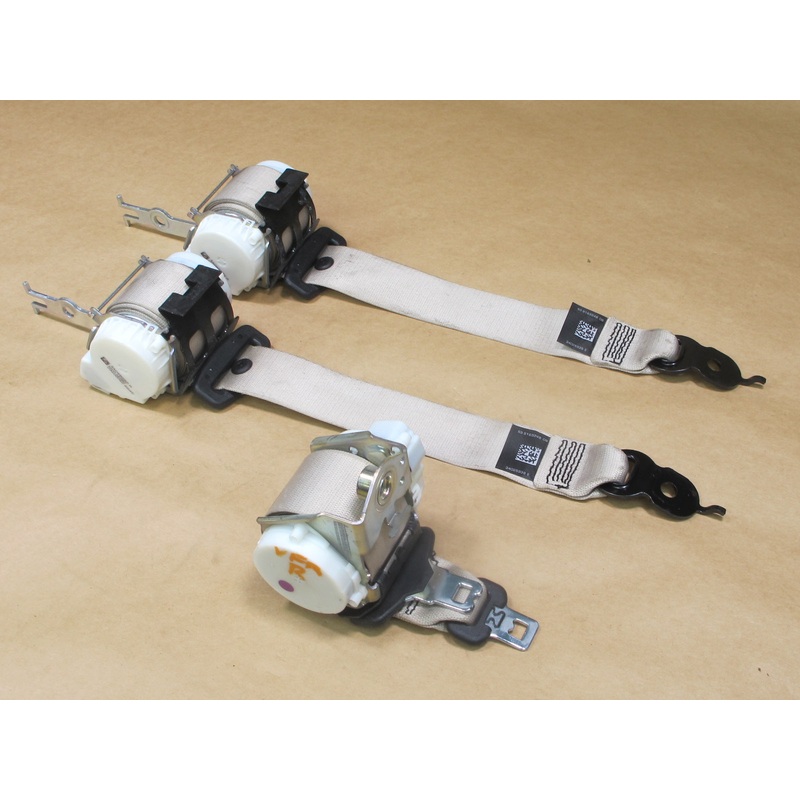 11-16 BMW F10 5-SERIES REAR LEFT CENTER RIGHT SIDE SEATBELT RETRACTOR SET OEM