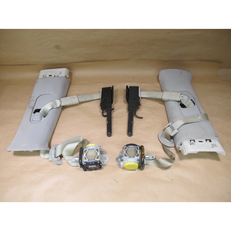 13-15 INFINITI JX35 QX60 FRONT RIGHT & LEFT SIDE SEATBELT RETRACTOR B PILLAR PANEL SET OEM