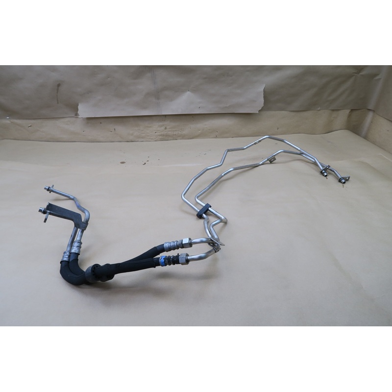 13-16 AUDI B8 A4 S4 AUTOMATIC TRANSMISSION OIL COOLER HOSE PIPE LINE SET OEM