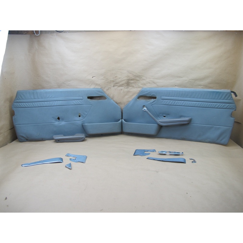 73-85 MERCEDES R107 CONVERTIBLE SET OF 2 DOOR INTERIOR TRIM PANEL OEM