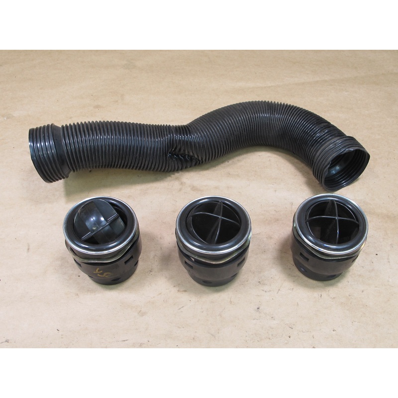 73-85 MERCEDES R107 DASH AIR VENT OUTER HOSE LINE SET OEM
