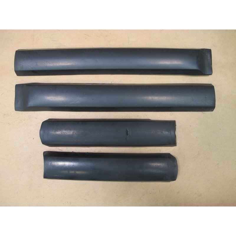 81-85 MERCEDES R107 SET OF 4 FRONT BUMPER RUBBER GUARD OEM