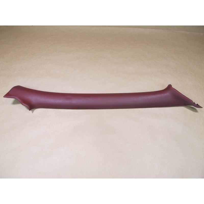90-96 NISSAN Z32 300ZX T-TOP FRONT RIGHT INTERIOR A PILLAR TRIM COVER RED OEM