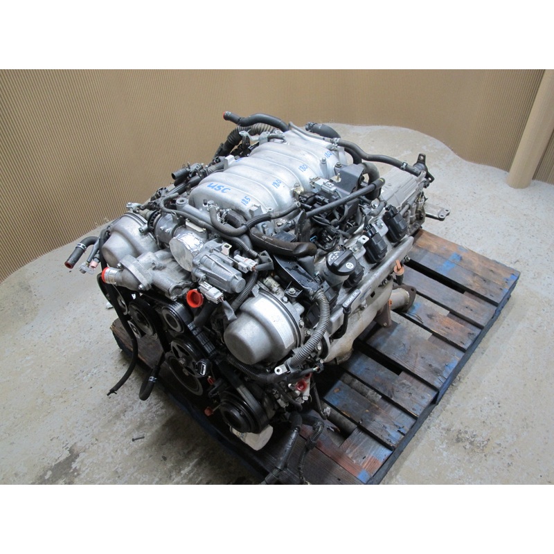 98-00 LEXUS SC400 1UZFE REAR SUMP ENGINE MOTOR W A650E A/T TRANSMISSION